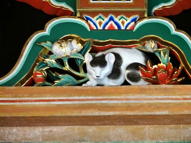 日光東照宮の眠り猫