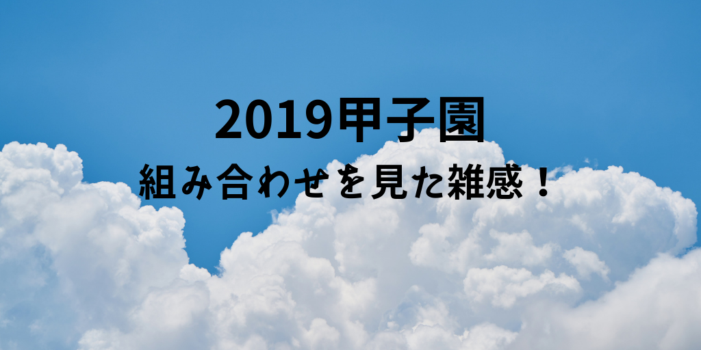 2019年夏甲子園展望