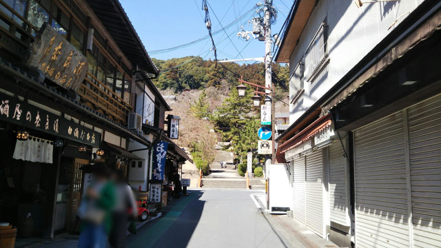 長谷寺への道
