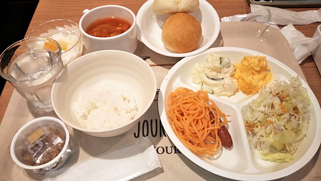 ビジネスホテルかもした 朝食