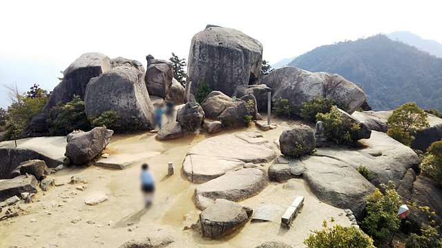 弥山頂上