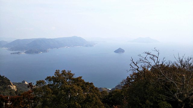 弥山山頂からの眺め