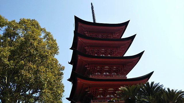 宮島　五重塔